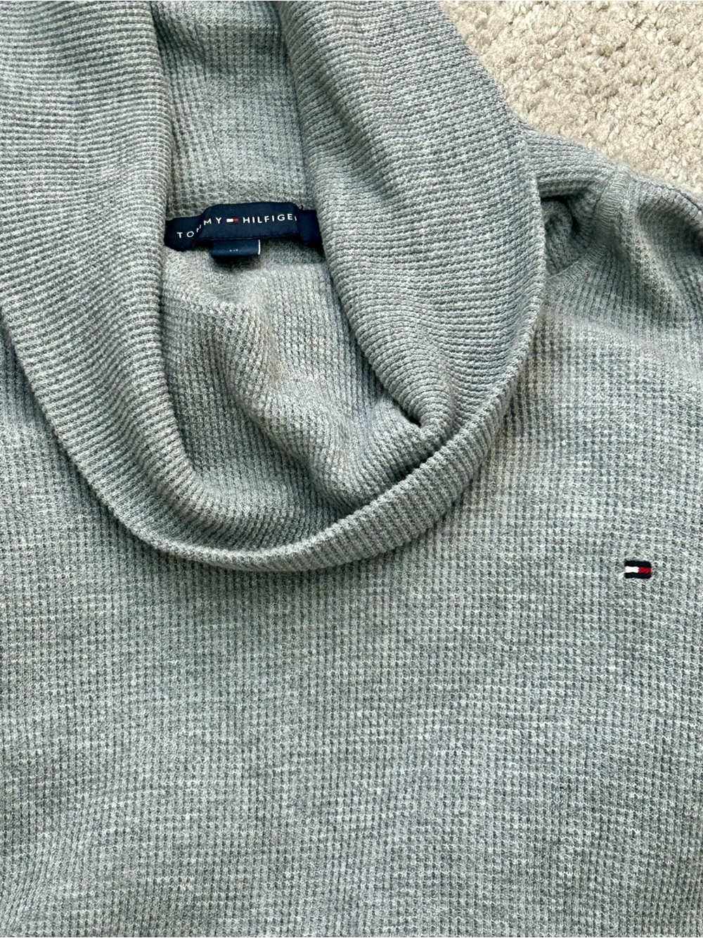 Tommy Hilfiger Women’s Grey Thermal Tunic